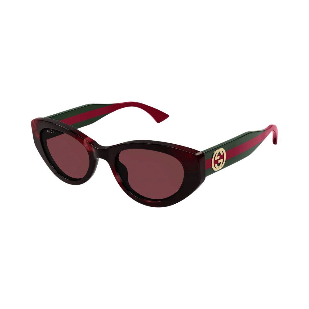 Gucci GG1862S Melange Burgundy Havana Green / Red product photo 1