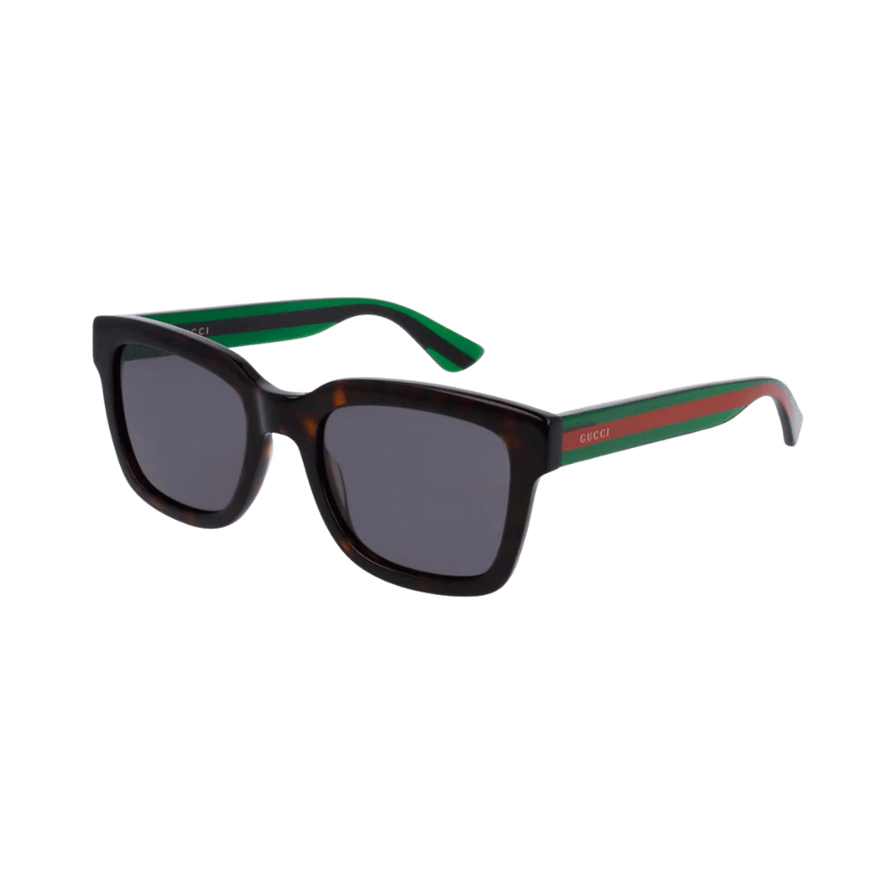 Gucci GG0001SN Havana / Green / Grey Sunglasses product photo 1