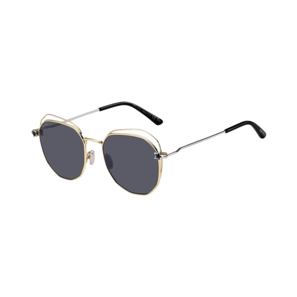 Jimmy Choo FRANNY/S Gold Silver / Dark Grey Sunglasses Jimmy Choo FRANNY/S Gold Silver / Dark Grey Sunglasses