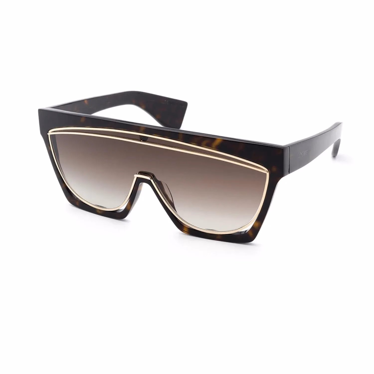 Loewe LW40012F Shiny Dark Havana / Gradient Brown Sunglasses product photo 1