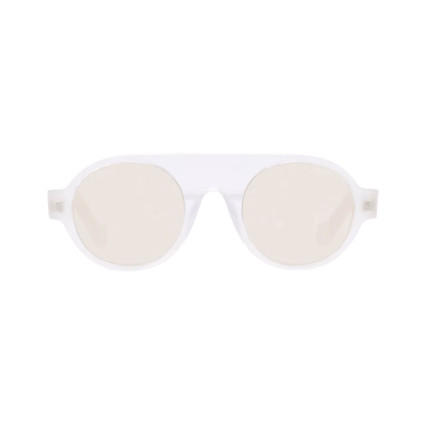 Loewe LW40020I Clear White Gold / Brown Sunglasses Loewe LW40020I Clear White Gold / Brown Sunglasses