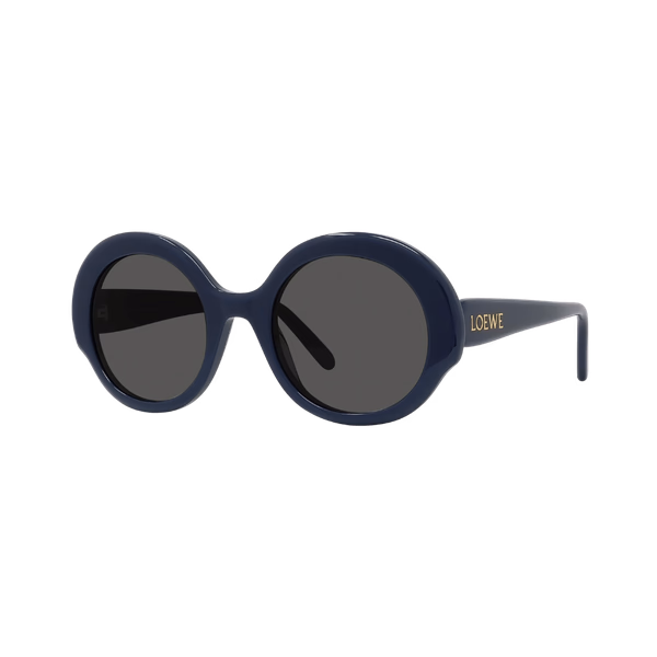 Loewe LW40135I Shiny Blue / Smoke Sunglasses Loewe LW40135I Shiny Blue / Smoke Sunglasses
