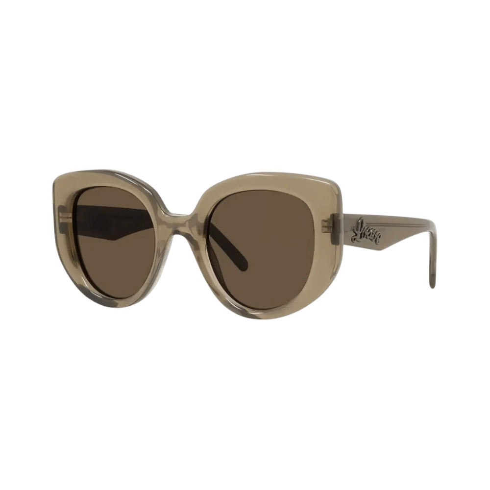 Loewe LW40100I Shiny Green / Brown Sunglasses product photo 1