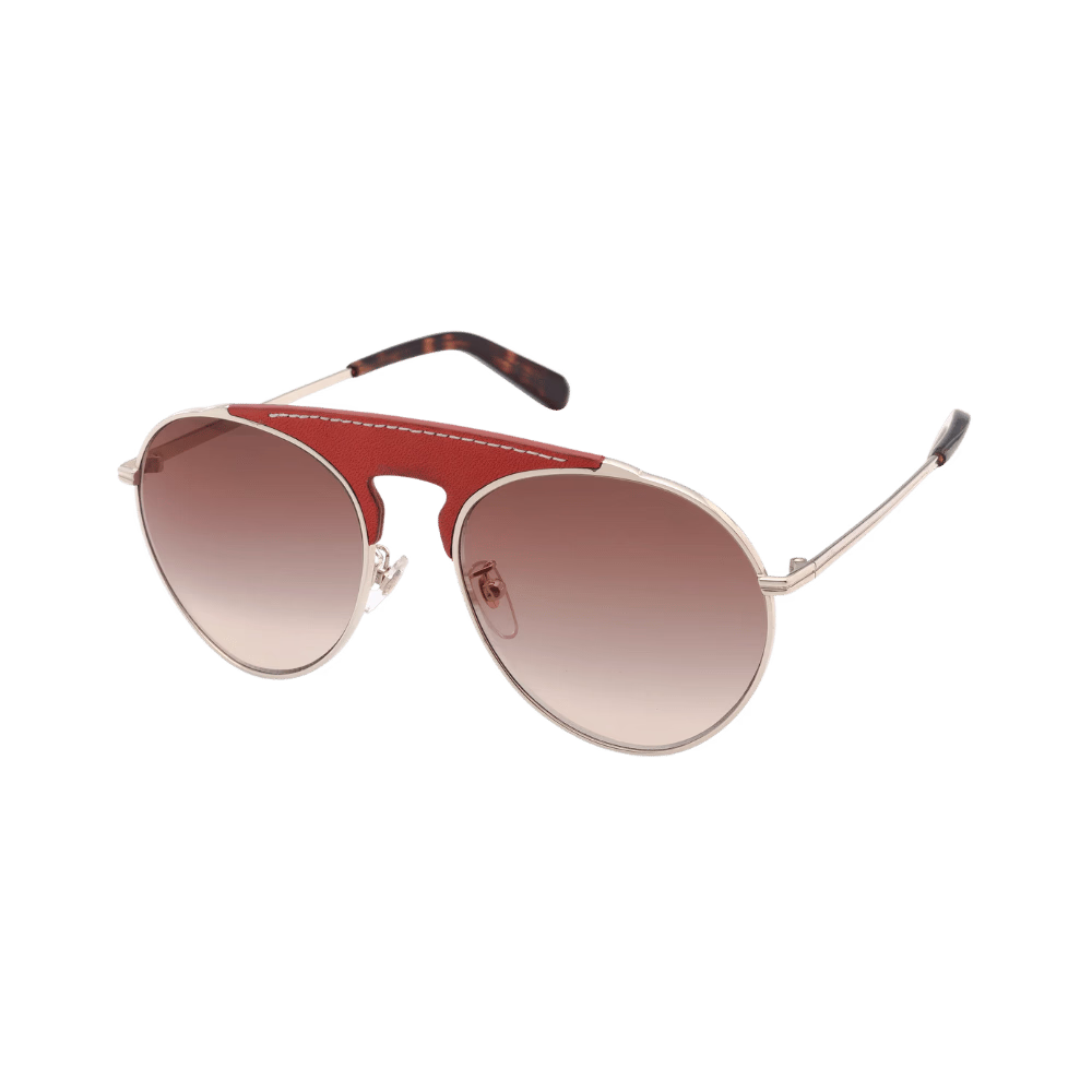 Loewe LW40005U Red Leather / Brown Gradient Sunglasses product photo 1