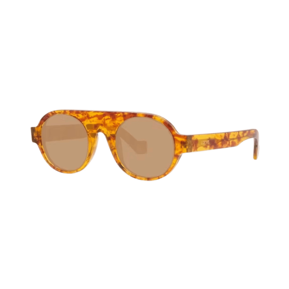 Loewe LW40020F Flamed Amber Havana / Brown Sunglasses product photo 1
