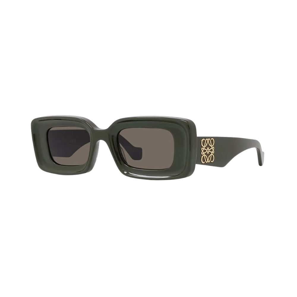 Loewe LW40101I Shiny Dark Green / Brown Sunglasses product photo 1