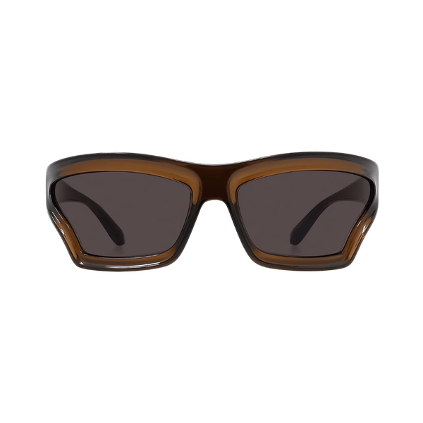 Loewe LW40143U Shiny Brown / Grey Sunglasses Loewe LW40143U Shiny Brown / Grey Sunglasses