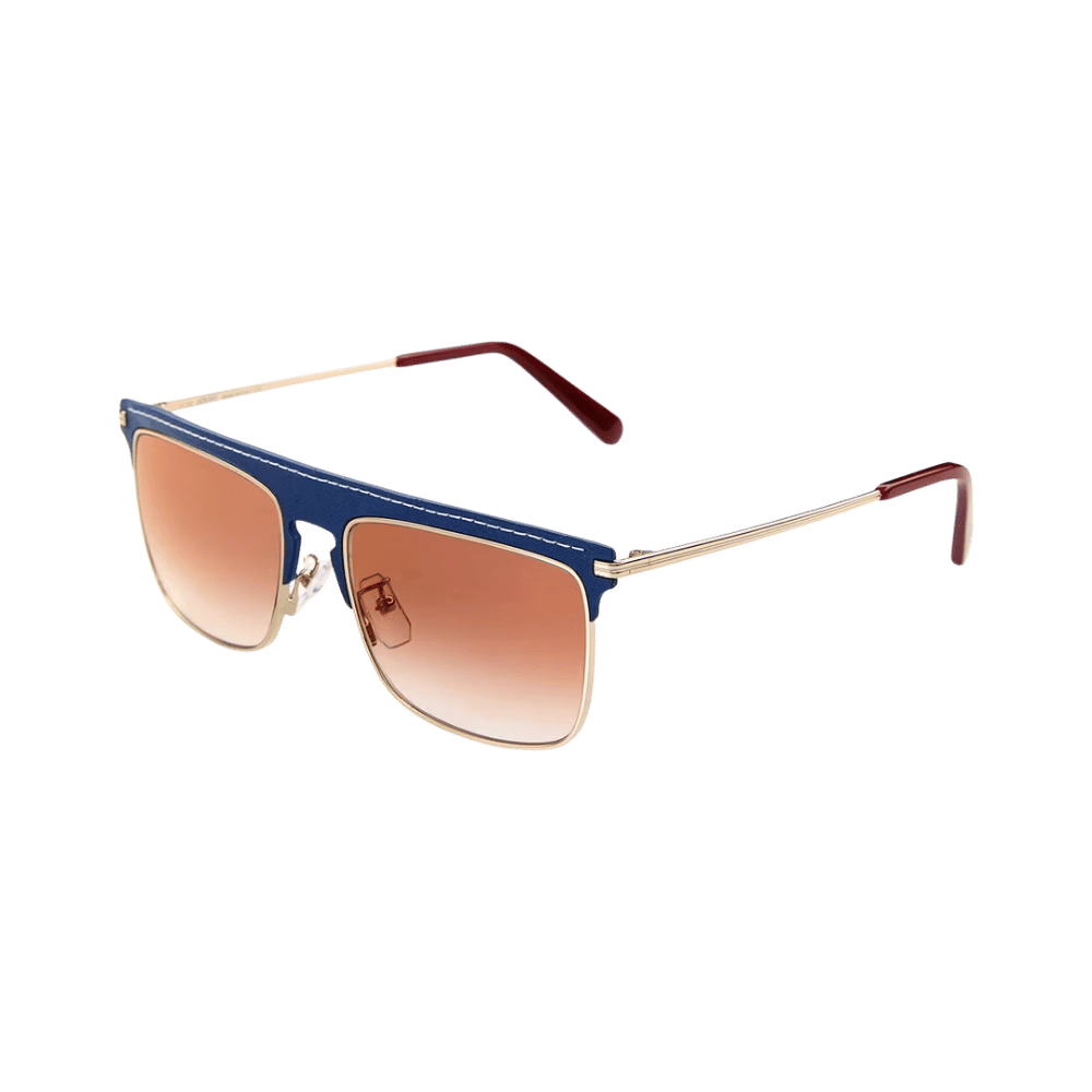 Loewe LW40006U Gold / Blue Leather / Brown Gradient product photo 1