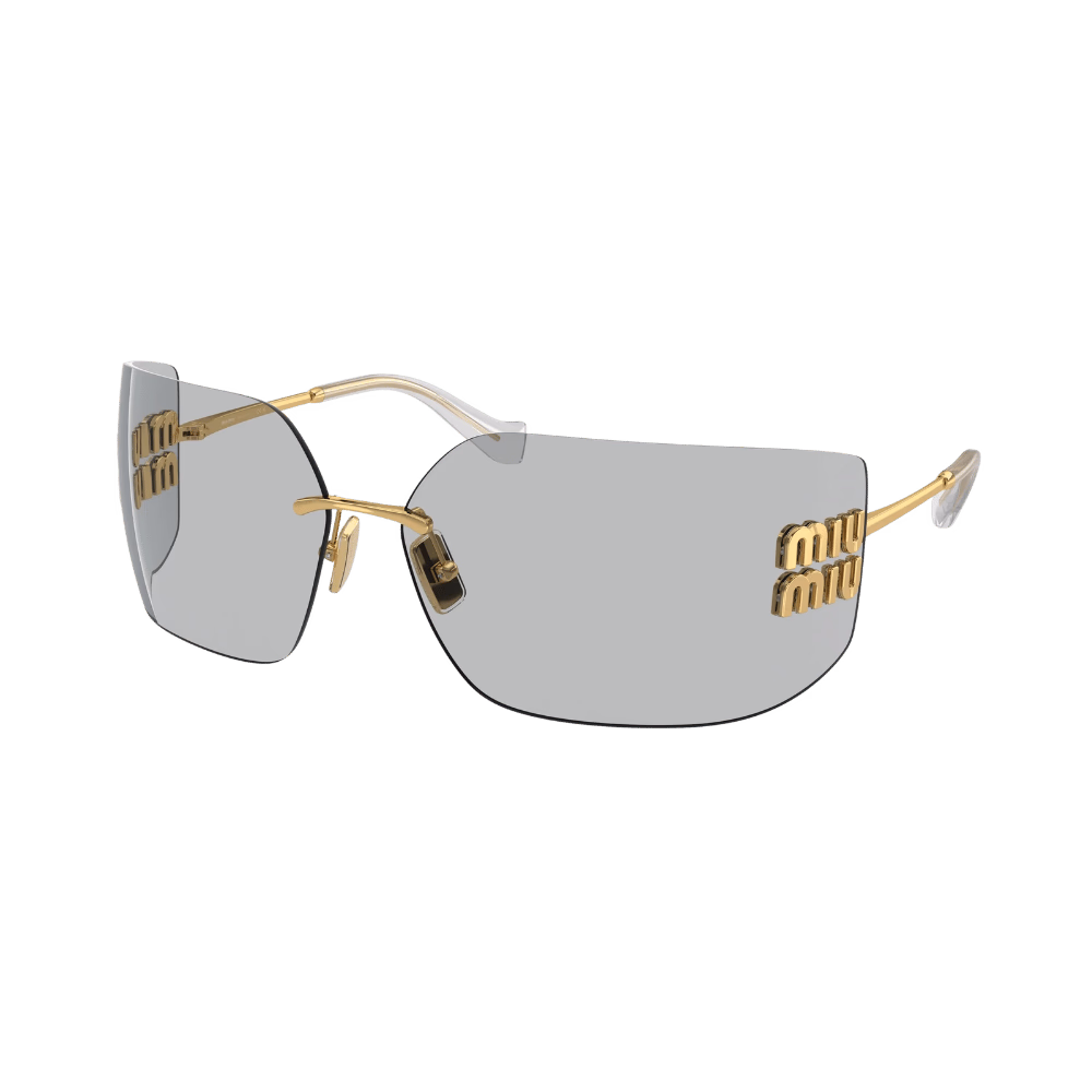 Miu Miu MU54YS Gold / Light Grey Sunglasses product photo 1