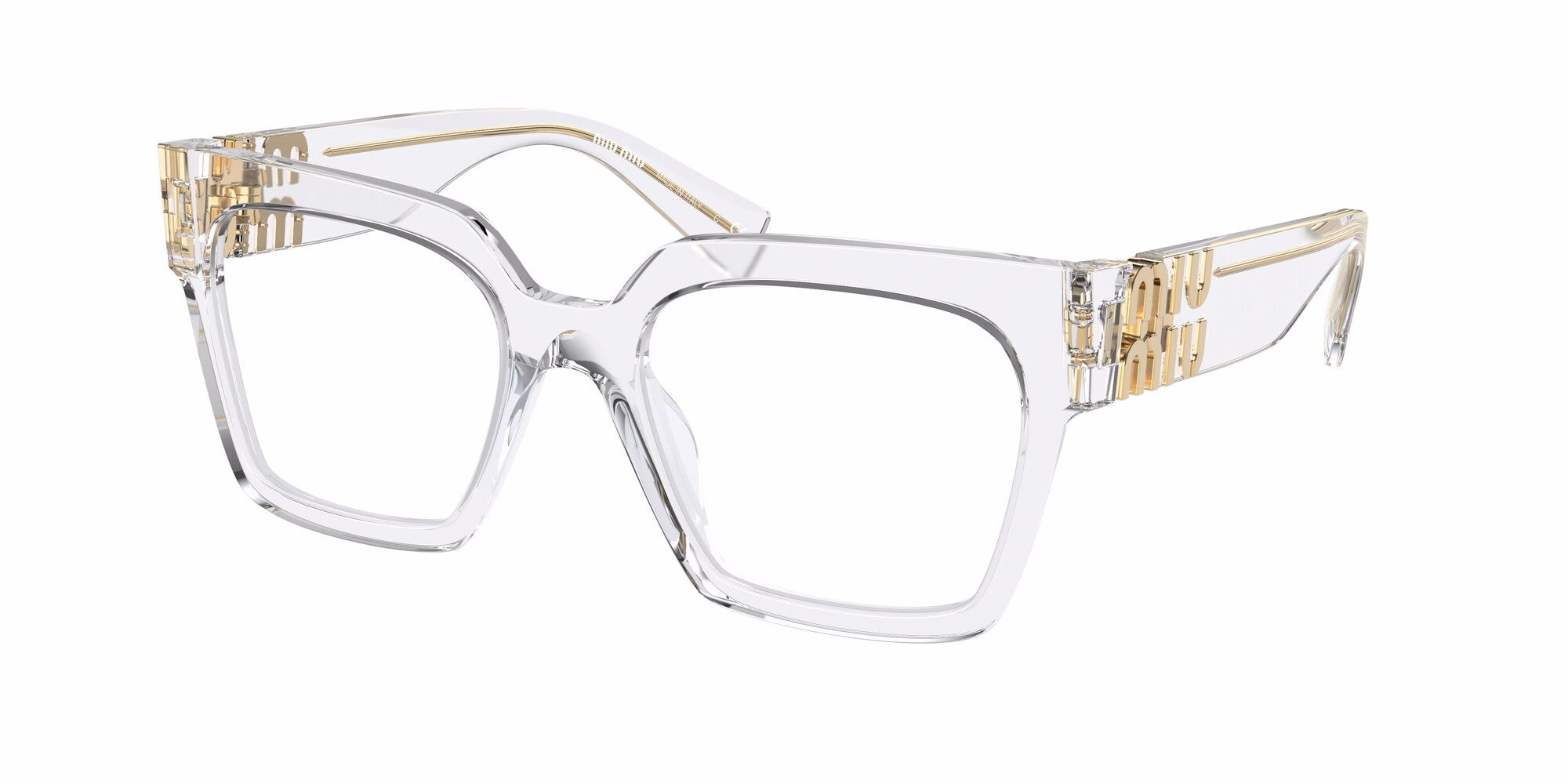 Miu Miu MU04UV Crystal Clear / Demo Eyeglasses product photo 1