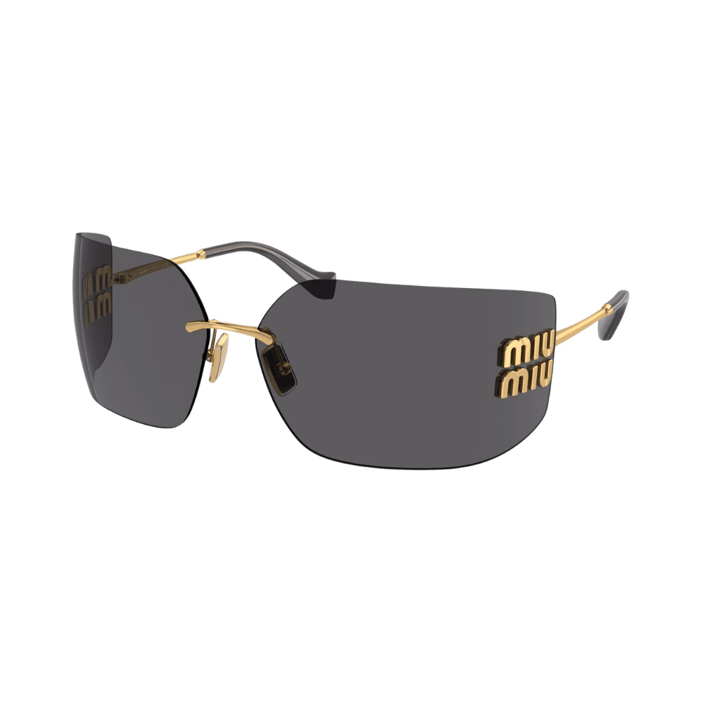 Miu Miu MU54YS Gold / Dark Grey Sunglasses product photo 1