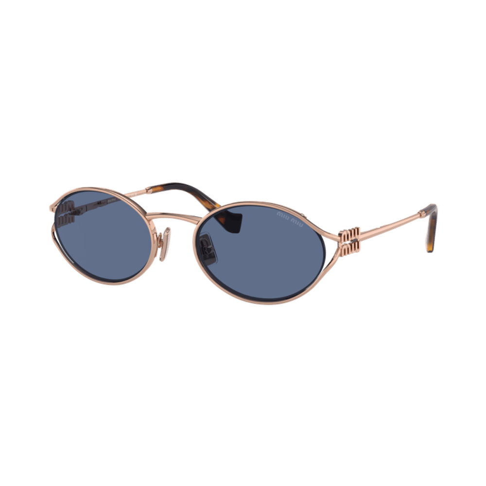 Miu Miu MU52YS Pink Gold / Dark Blue Glasses product photo 1