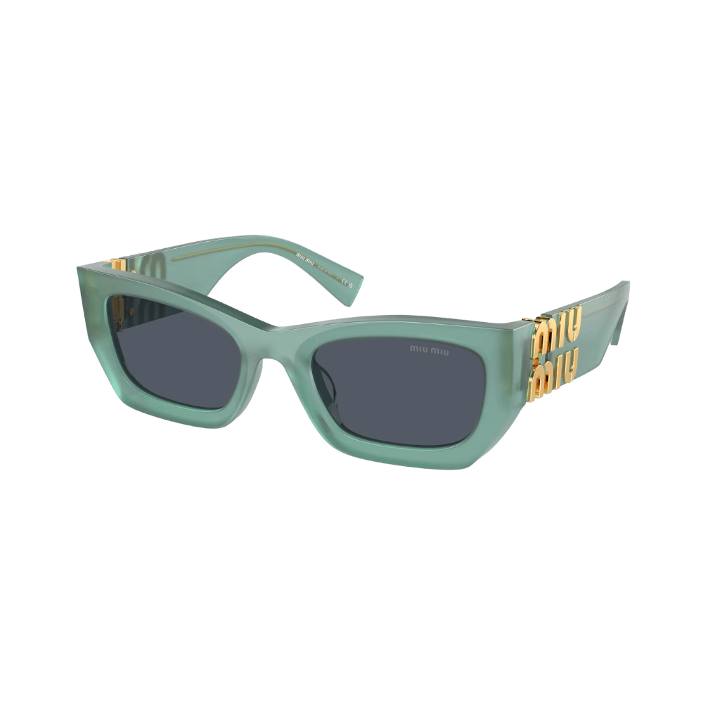 Miu Miu MU09WS Ivy Opal / Dark Grey Sunglasses product photo 1