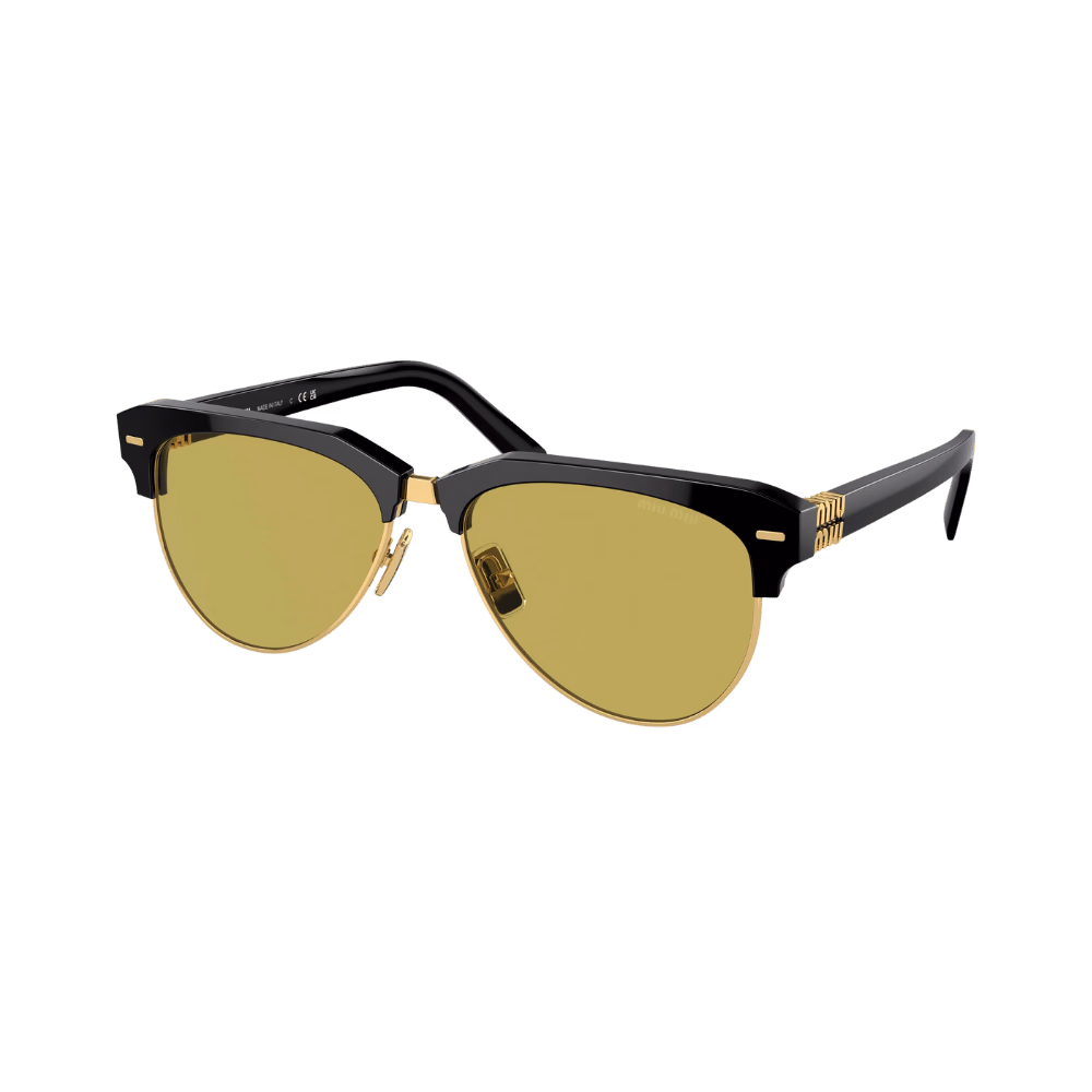 Miu Miu MU09ZS Black / Olive Green Sunglasses product photo 1