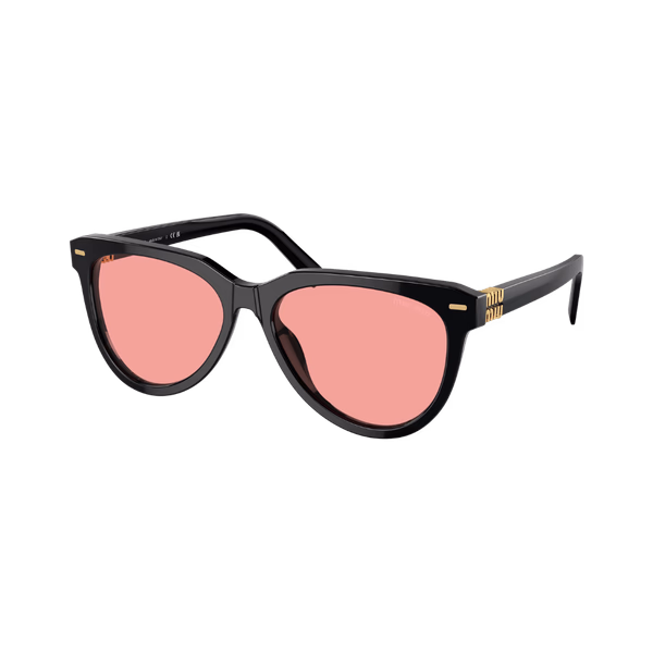 Miu Miu MU12ZS Black / Red Sunglasses Miu Miu MU12ZS Black / Red Sunglasses