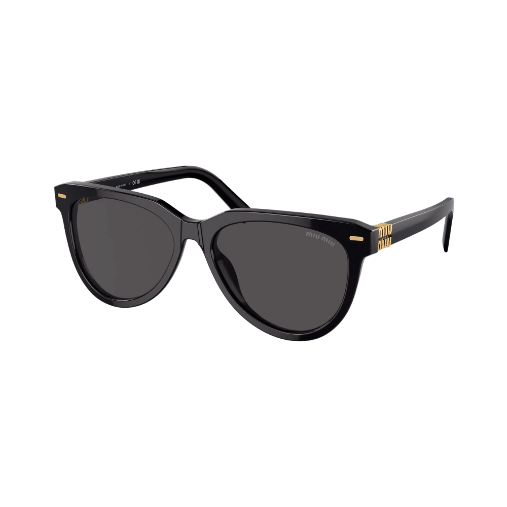 Miu Miu MU12ZS Black / Dark Grey Sunglasses product photo 1