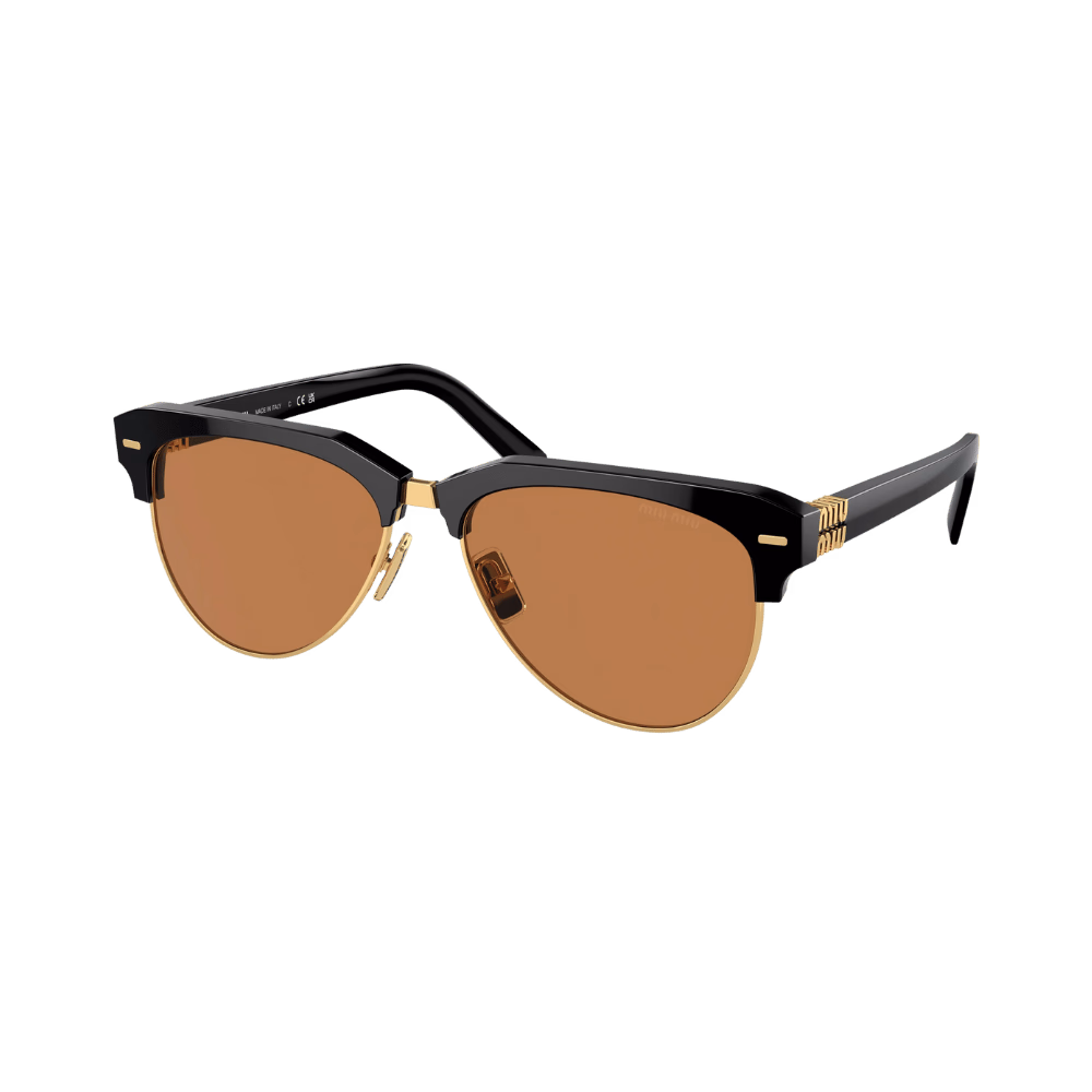 Miu Miu MU09ZS Black / Brown Sunglasses product photo 1