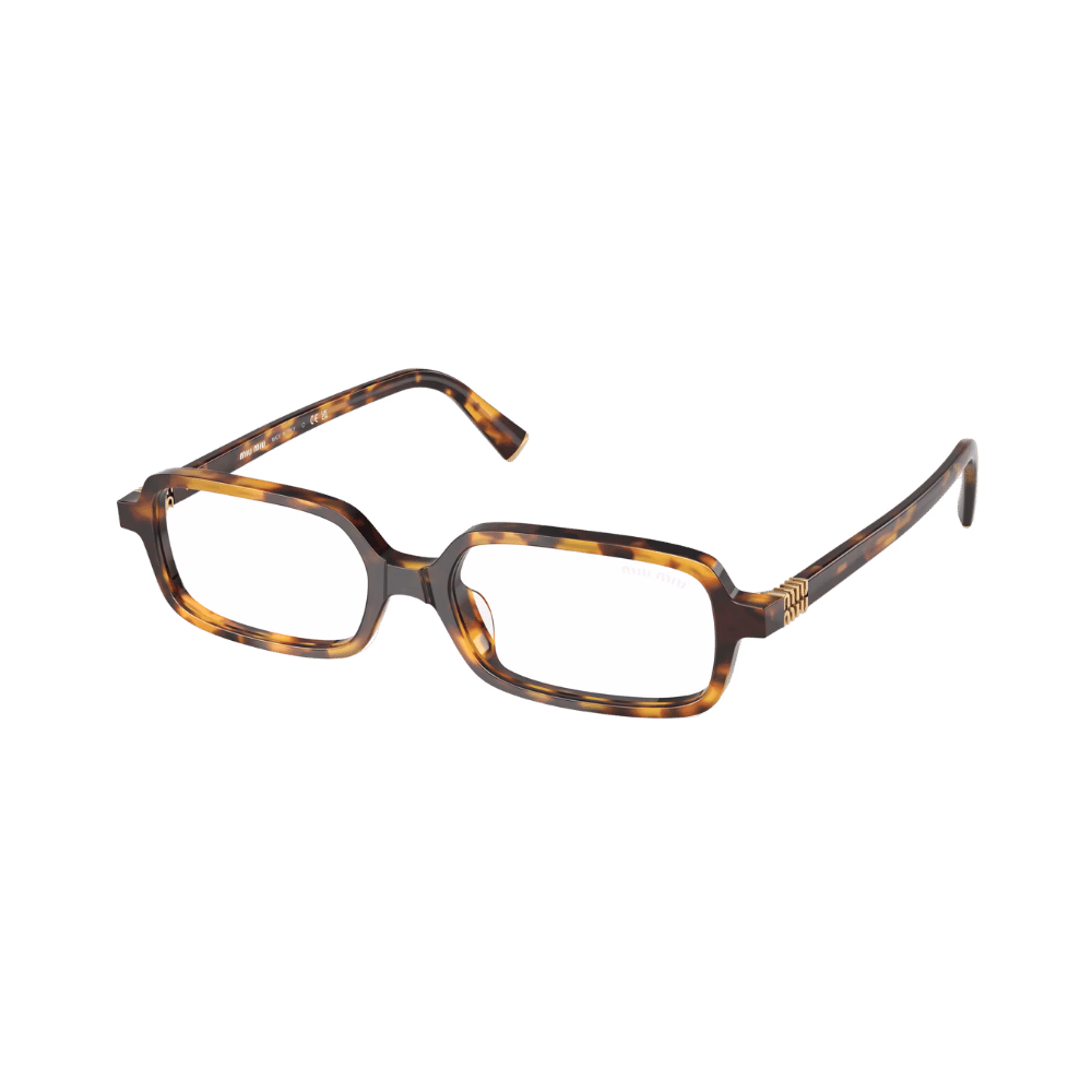 Miu Miu MU11ZS Havana Honey / Clear Blue Light Filter Eyeglasses product photo 1
