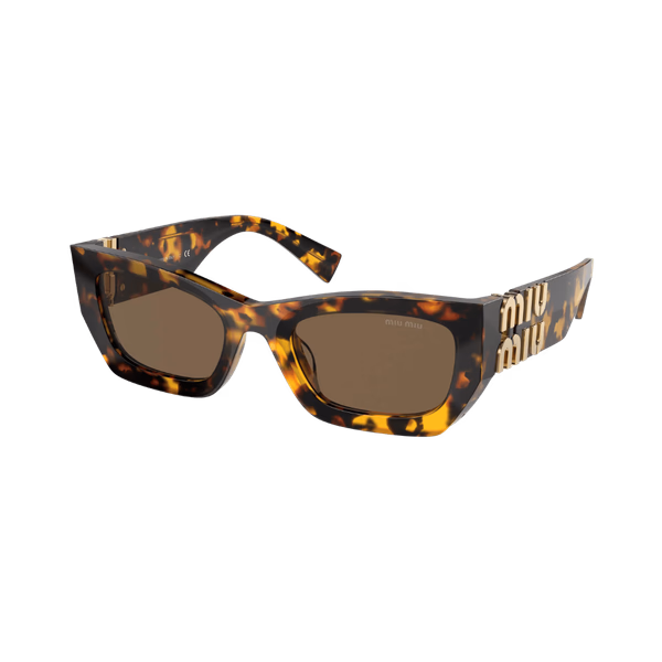 Miu Miu MU09WS Honey Havana / Dark Brown Glasses Miu Miu MU09WS Honey Havana / Dark Brown Glasses