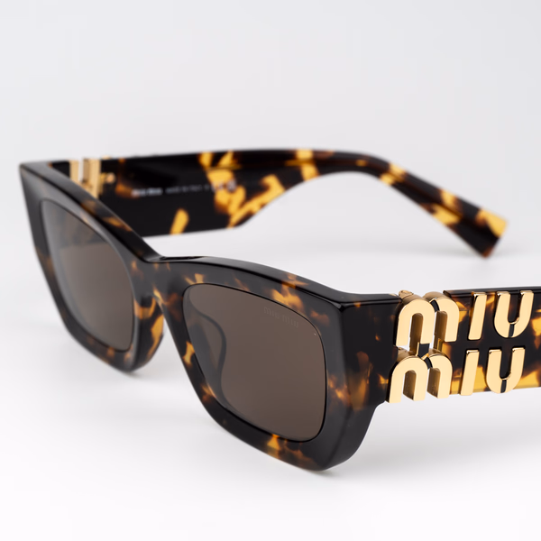MU09WS Honey Havana / Dark Brown Glasses