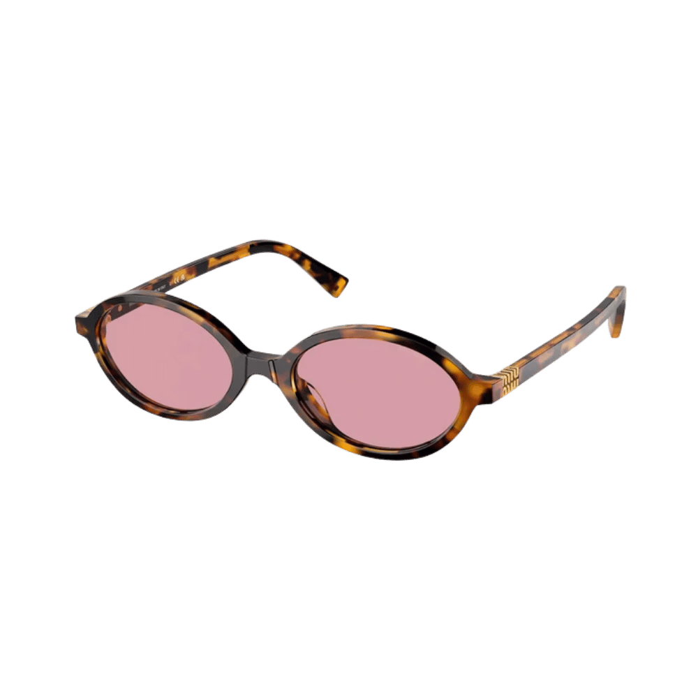 Miu Miu MU04ZSF Honey Havana / Dark Pink Mirror Silver Internal Glasses product photo 1