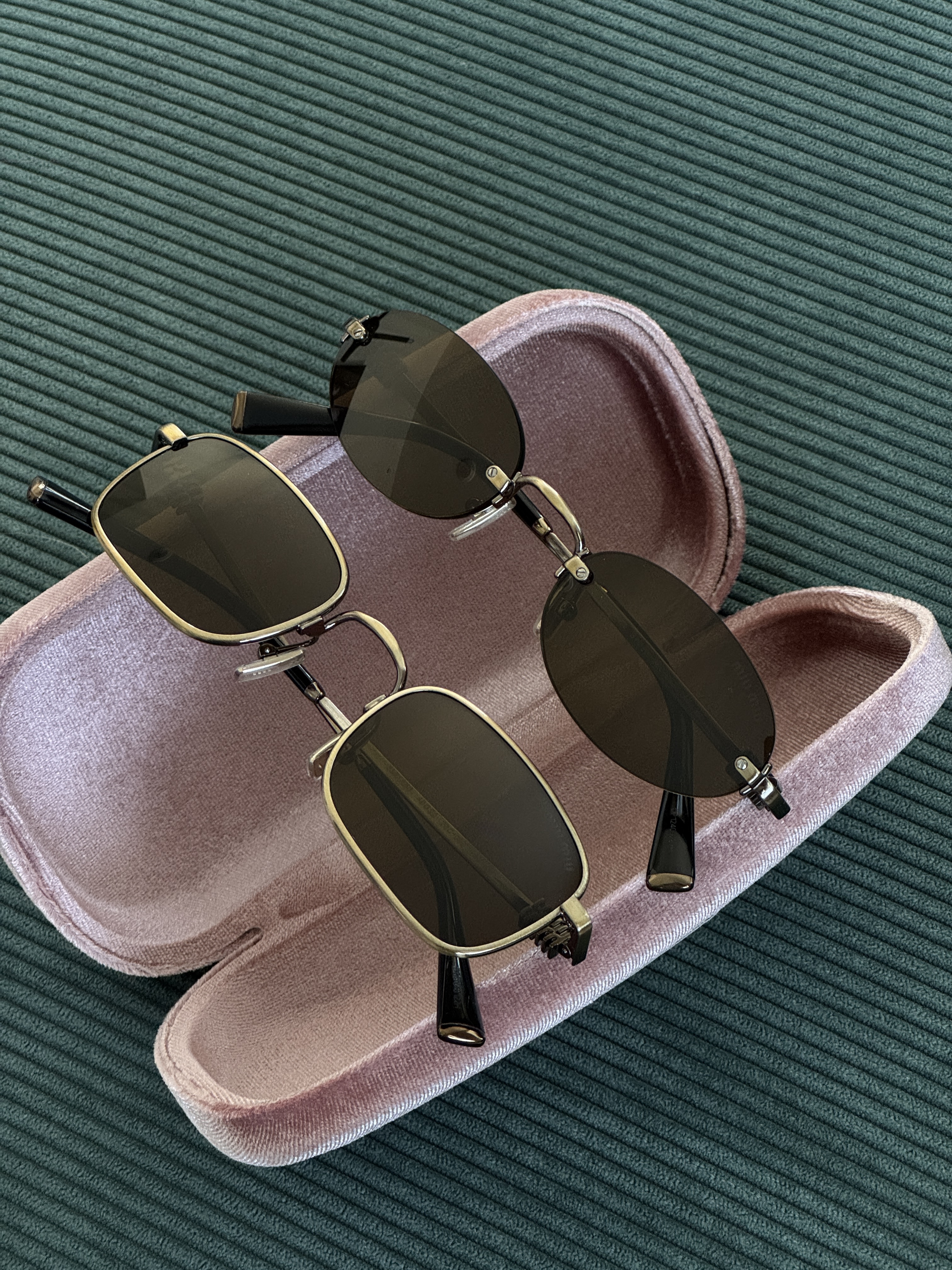 Miu Miu MUA54S Old Gold / Dark Brown product photo 12