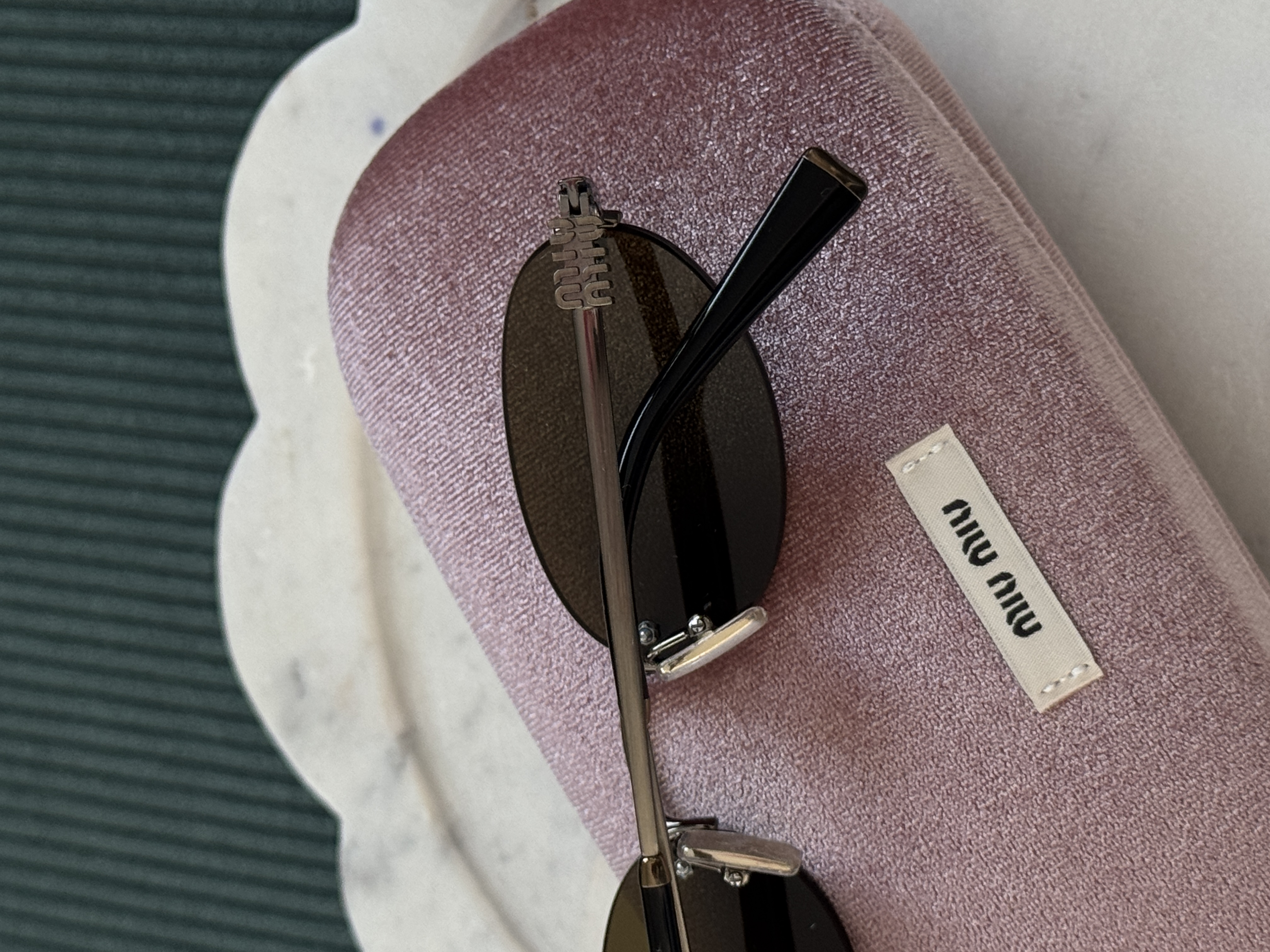 Miu Miu MUA54S Old Gold / Dark Brown product photo 4