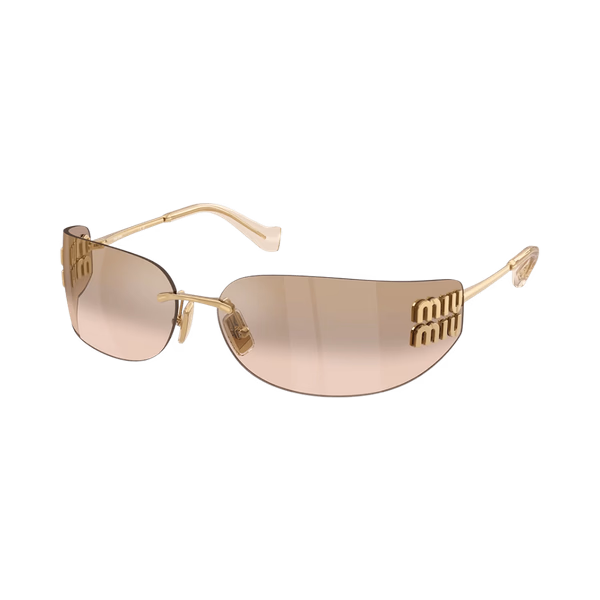 Miu Miu MUA51S Gold / Bronze Mirror Gradient Miu Miu MUA51S Gold / Bronze Mirror Gradient