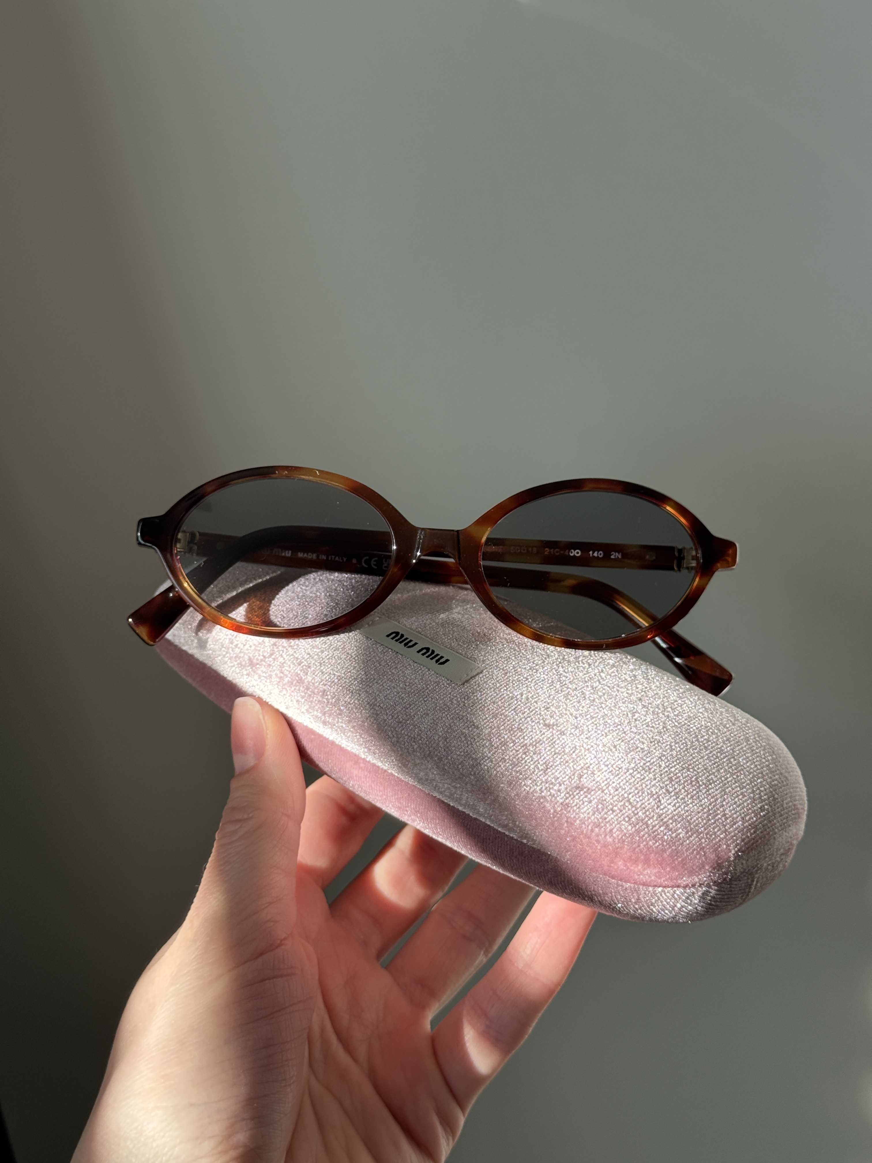 Miu Miu MU04ZS Havana Mahogany / Grey product photo 3