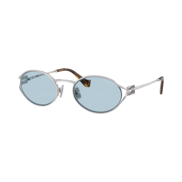 Miu Miu MU52YS Silver / Light Blue Miu Miu MU52YS Silver / Light Blue