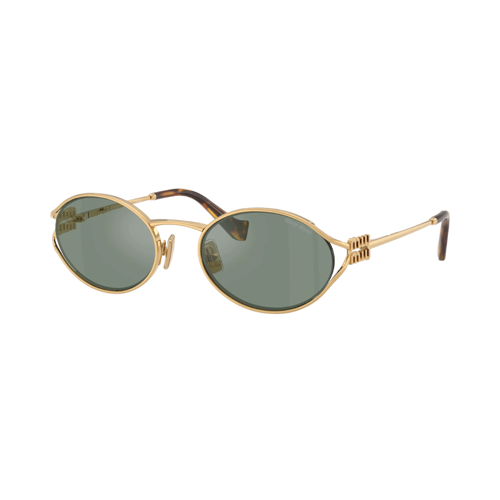 Miu Miu MU52YS Gold / Green Mirror Internal Silver product photo 1