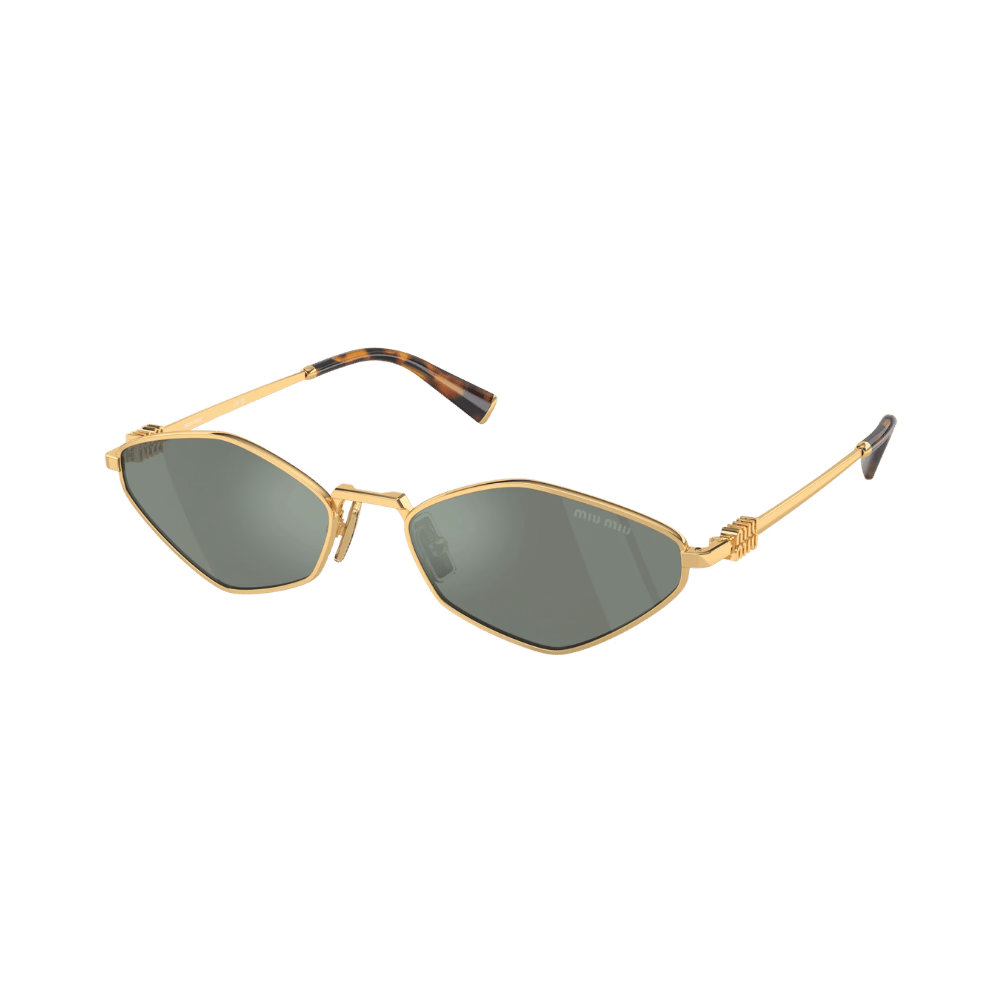 Miu Miu MU56ZS Gold / Green Mirror Internal Silver product photo 1