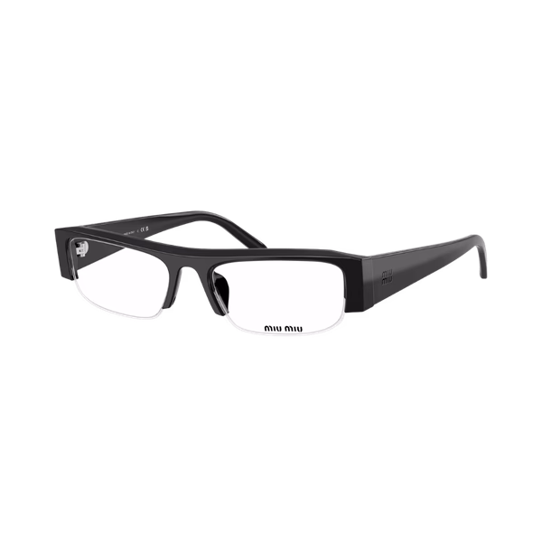 Miu Miu MUB07S Black / Clear Blue-Violet Light Filter Miu Miu MUB07S Black / Clear Blue-Violet Light Filter