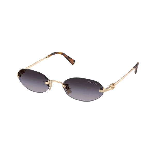 Miu Miu MUA54S Pale Gold / Grey Gradient Miu Miu MUA54S Pale Gold / Grey Gradient