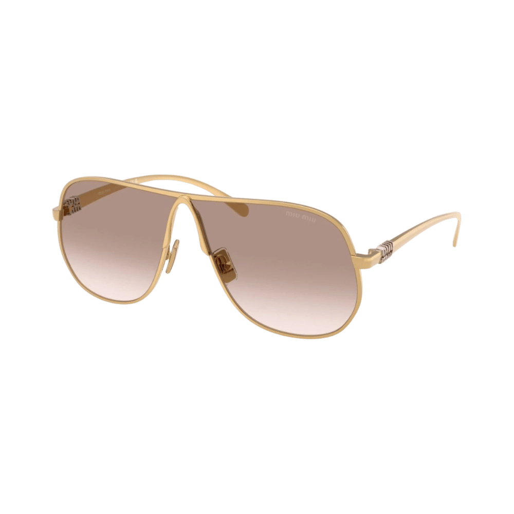 Miu Miu MUA56S Shiny Gold / Brown Gradient Miu Miu MUA56S Shiny Gold / Brown Gradient