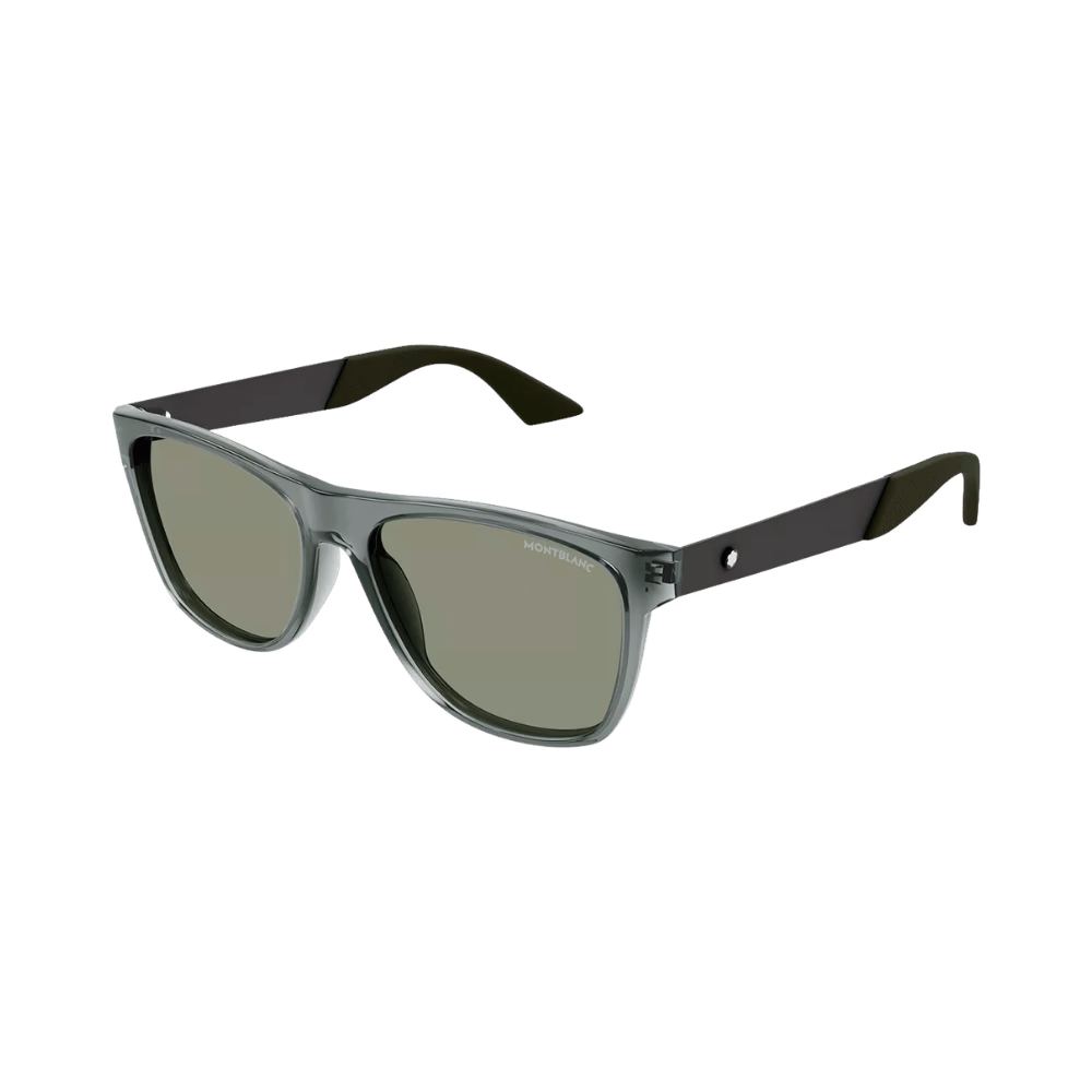 Montblanc MB0298S Grey Ruthenium / Green product photo 1