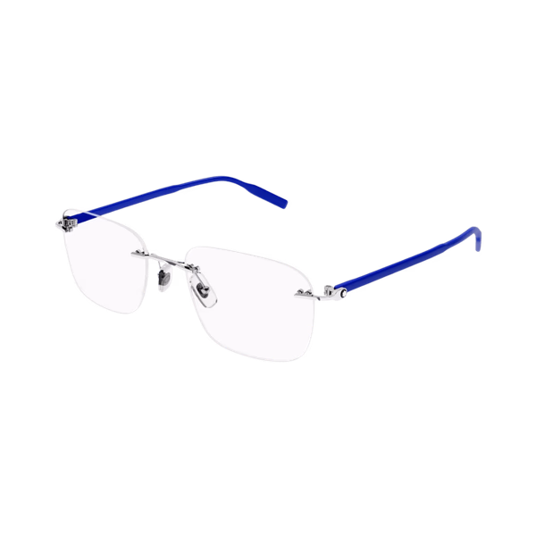 Montblanc MB0222O Silver Blue / Demo Montblanc MB0222O Silver Blue / Demo