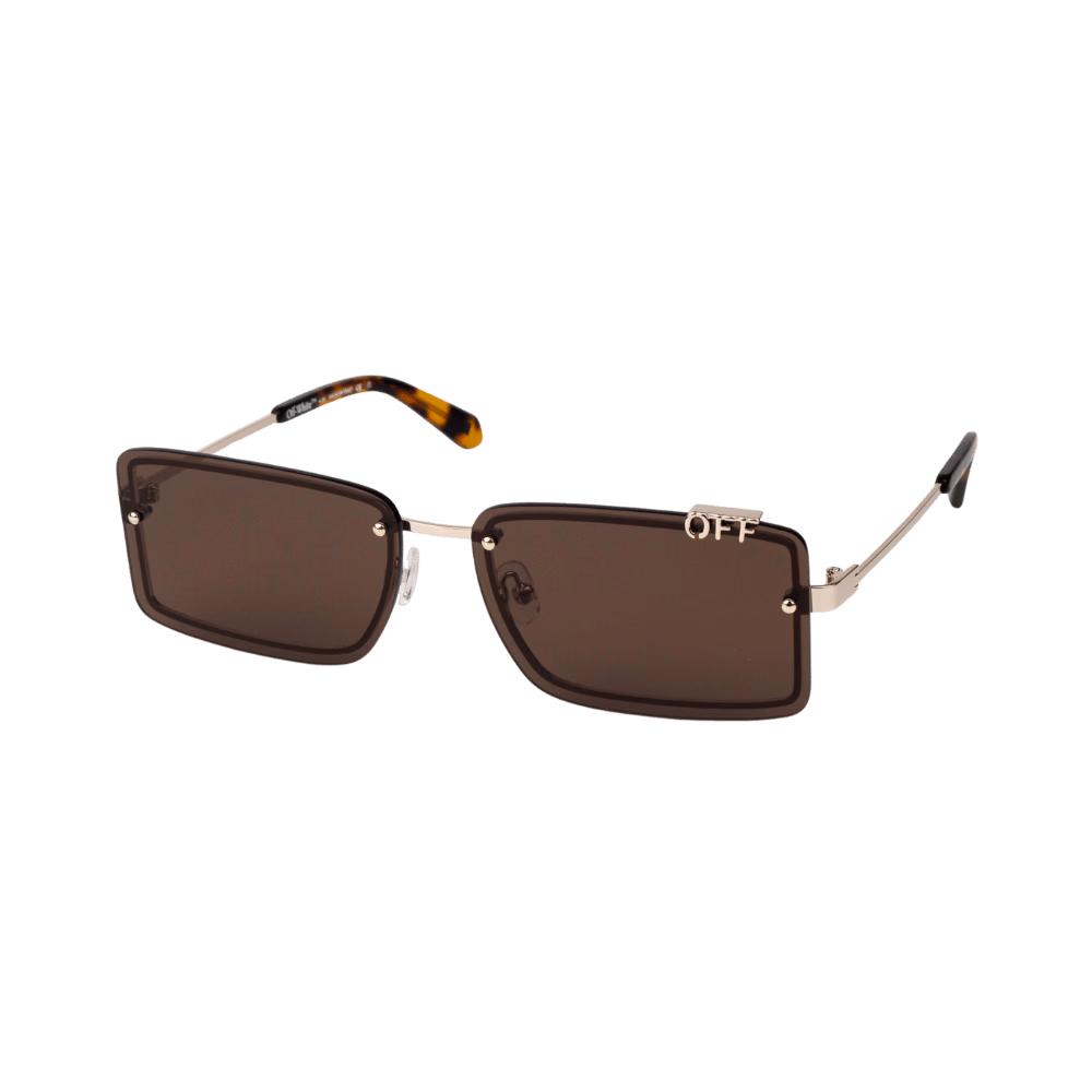 Off-White OERI13N TAMPA Gold / Brown Sunglasses product photo 1