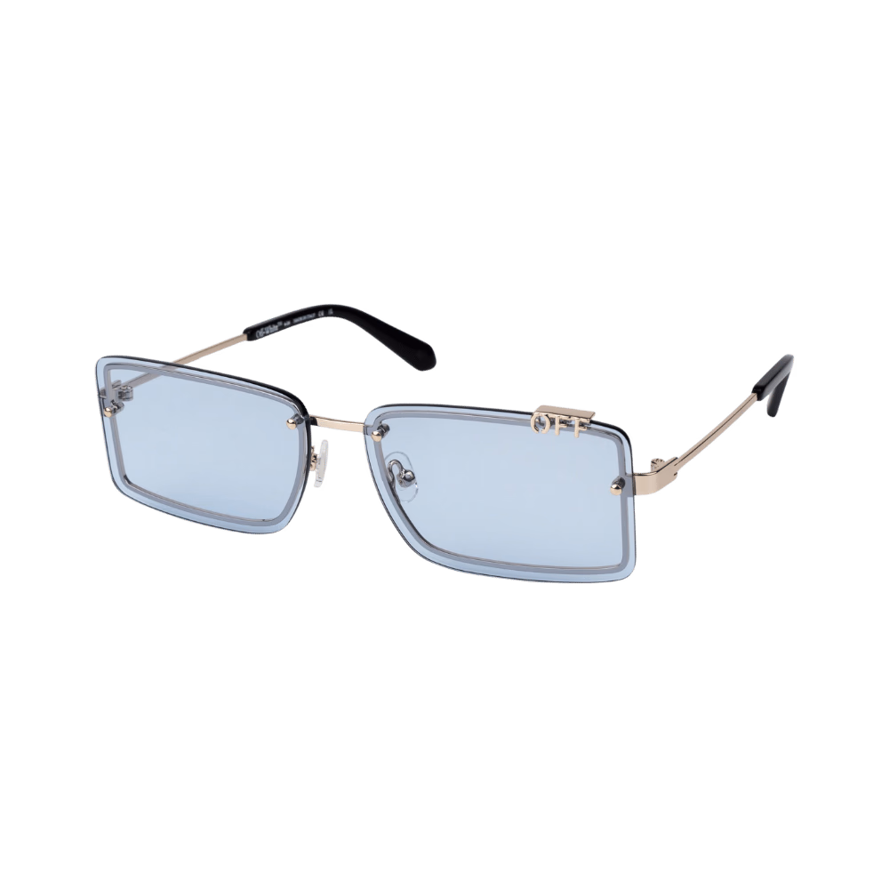 Off-White OERI13N TAMPA Gold / Light Blue Sunglasses product photo 1