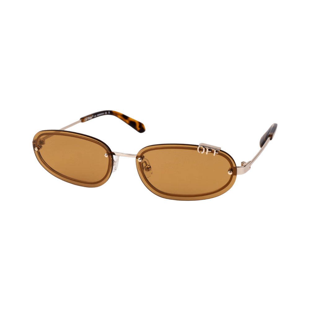 Off-White OERI13M MIAMI Gold / Camel Sunglasses product photo 1