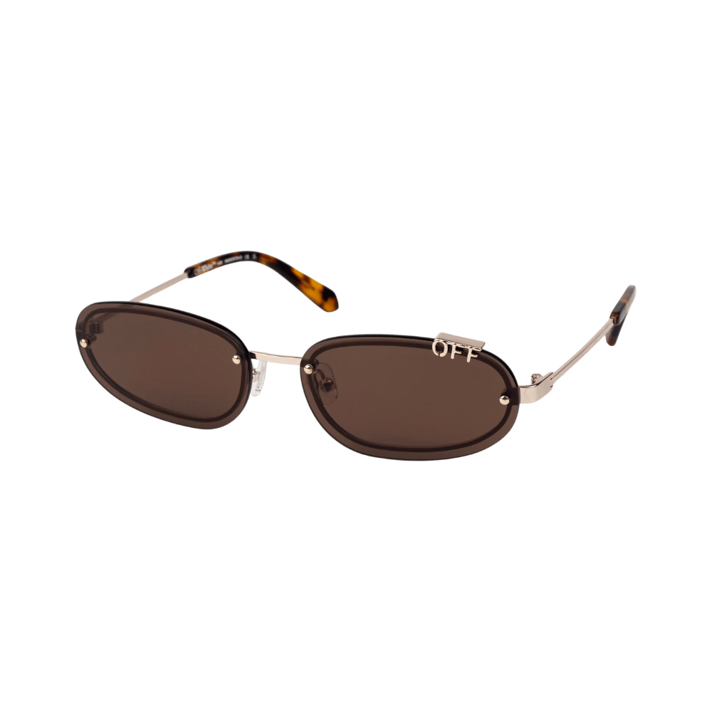 Off-White OERI13M MIAMI Gold / Brown Sunglasses product photo 1