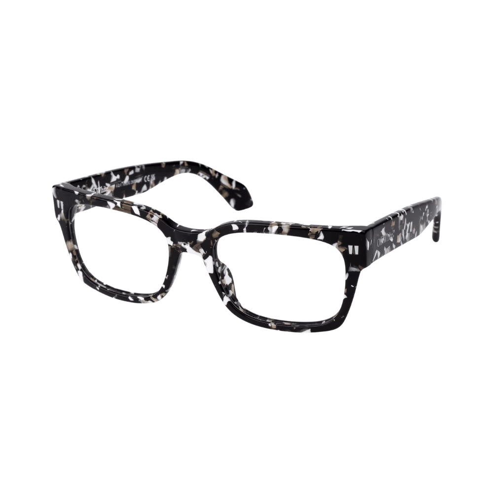 Off-White OERJ053 STYLE 53 Havana Black / Clear Eyeglasses product photo 1