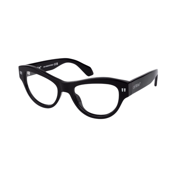 Off-White OERJ076 STYLE 76 Black / Clear Eyeglasses Off-White OERJ076 STYLE 76 Black / Clear Eyeglasses