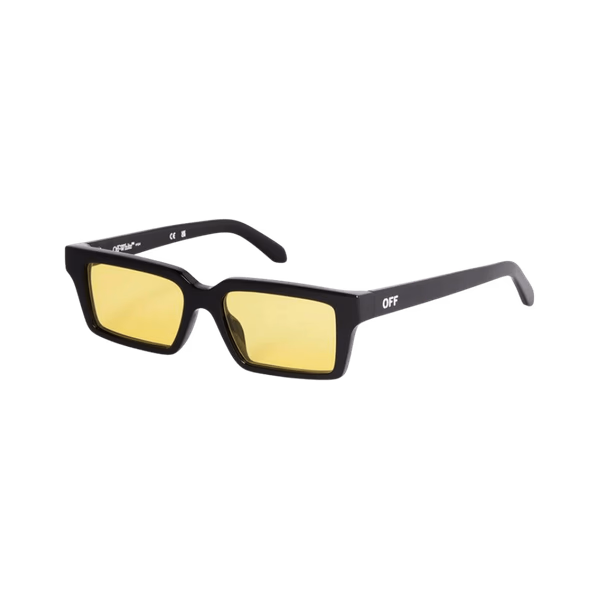 OERI13A WARREN Shiny Black / Yellow Sunglasses