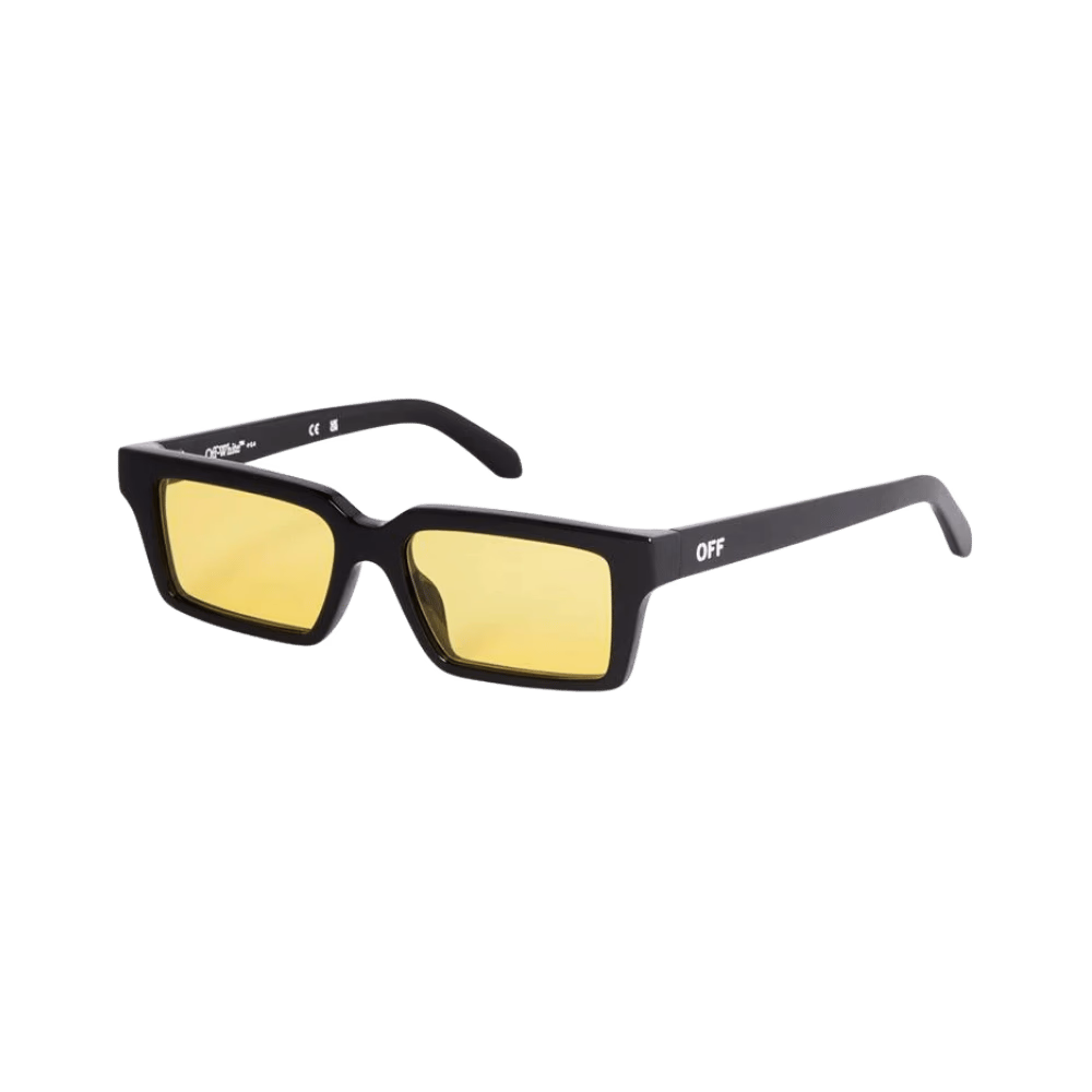 Off-White OERI13A WARREN Shiny Black / Yellow Sunglasses product photo 1