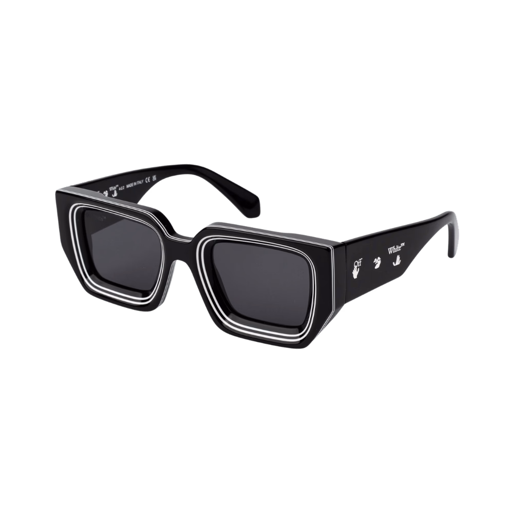 Off-White OERI048 FRANCISCO Black / Dark Grey Sunglasses product photo 1