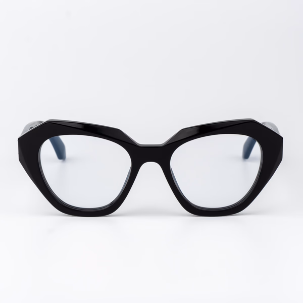 OERJ043 STYLE 43 Black / Clear Blue Light Block Glasses