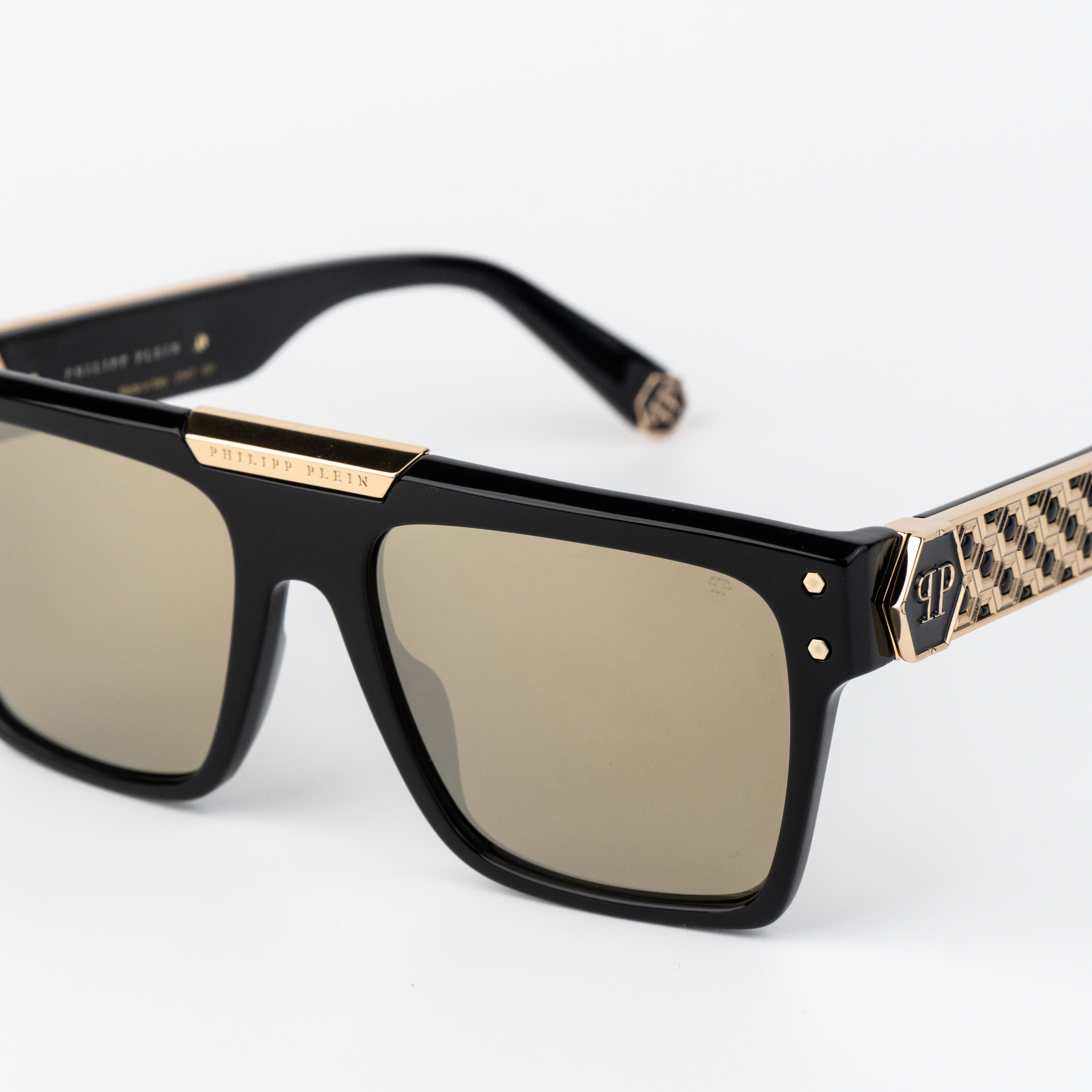 Philipp Plein SPP080 Black / Gold Mirror product photo 4