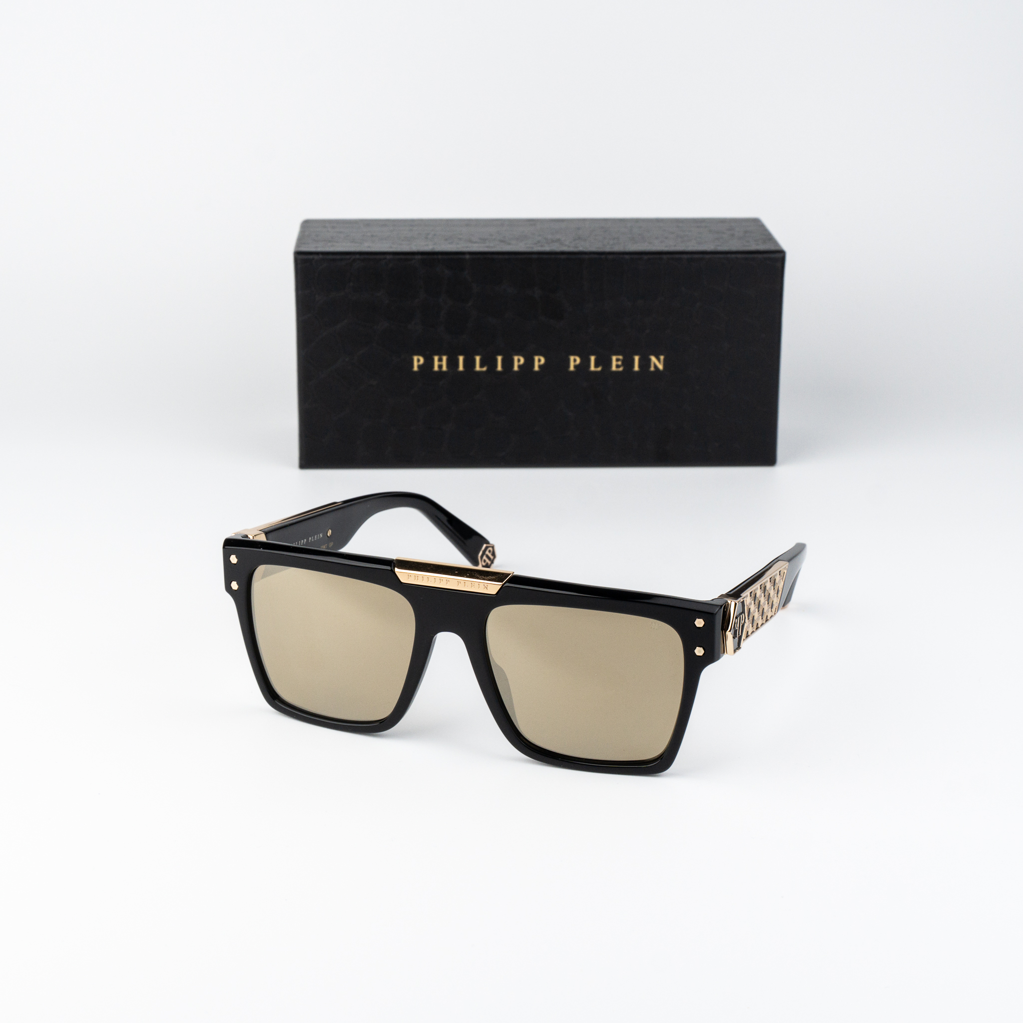 Philipp Plein SPP080 Black / Gold Mirror product photo 7