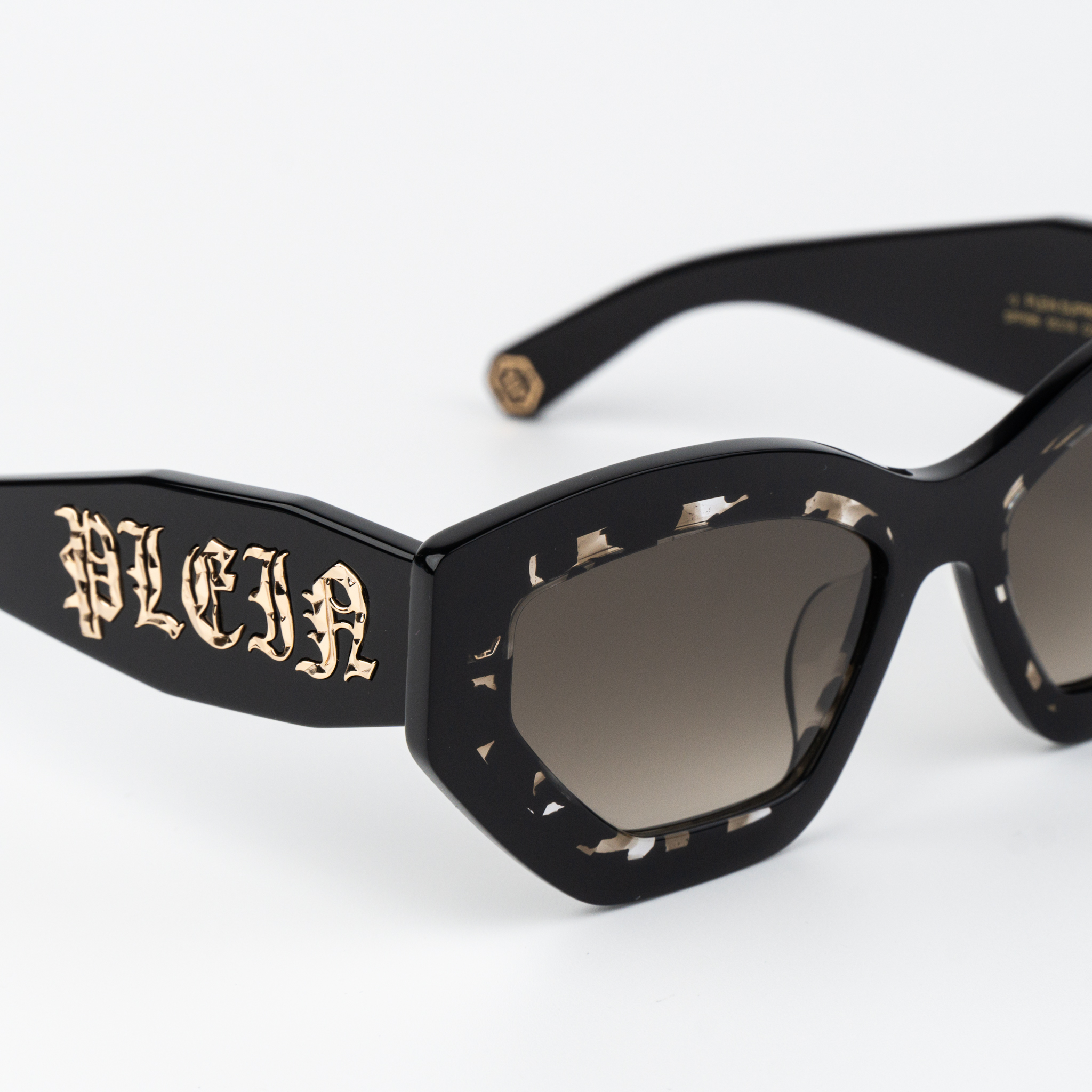 Philipp Plein SPP099M Supreme Star Black Havana / Green Gradient product photo 5